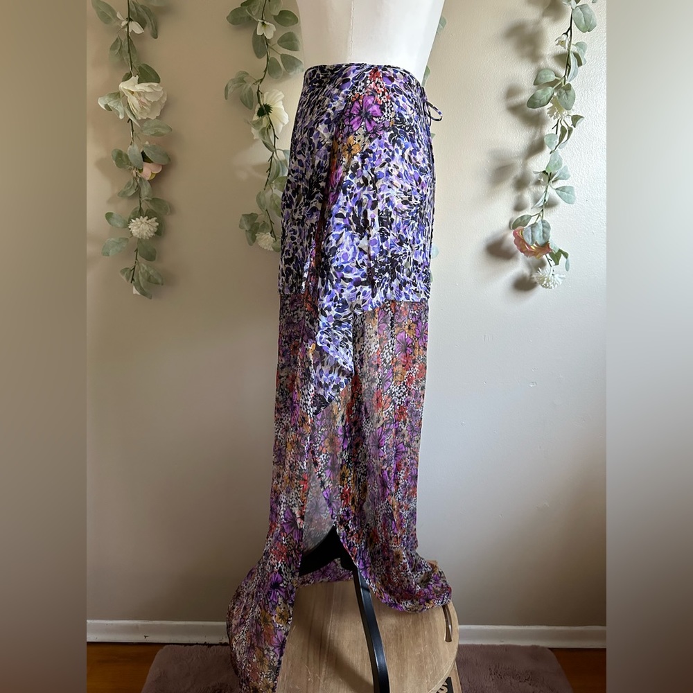 Spring ‘23 Dries Van Noten Silene Floral Wrap Maxi Skirt - Picture 11 of 11